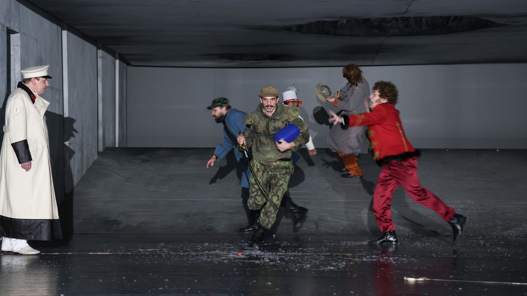 Szenenimpression aus Krieg und Frieden