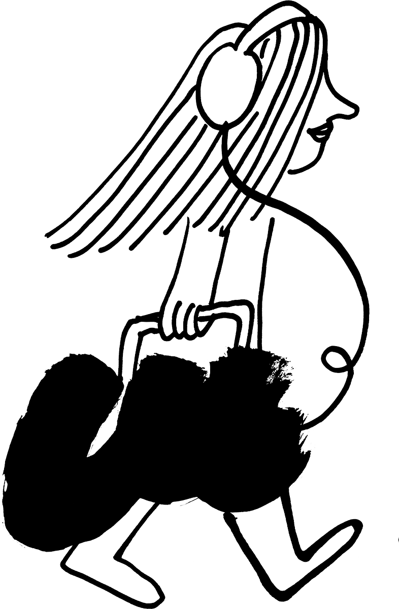 null | Junge Frau mit Kopfhörern Eine junge Frau in der Schwangerschaft mit Kopfhörern