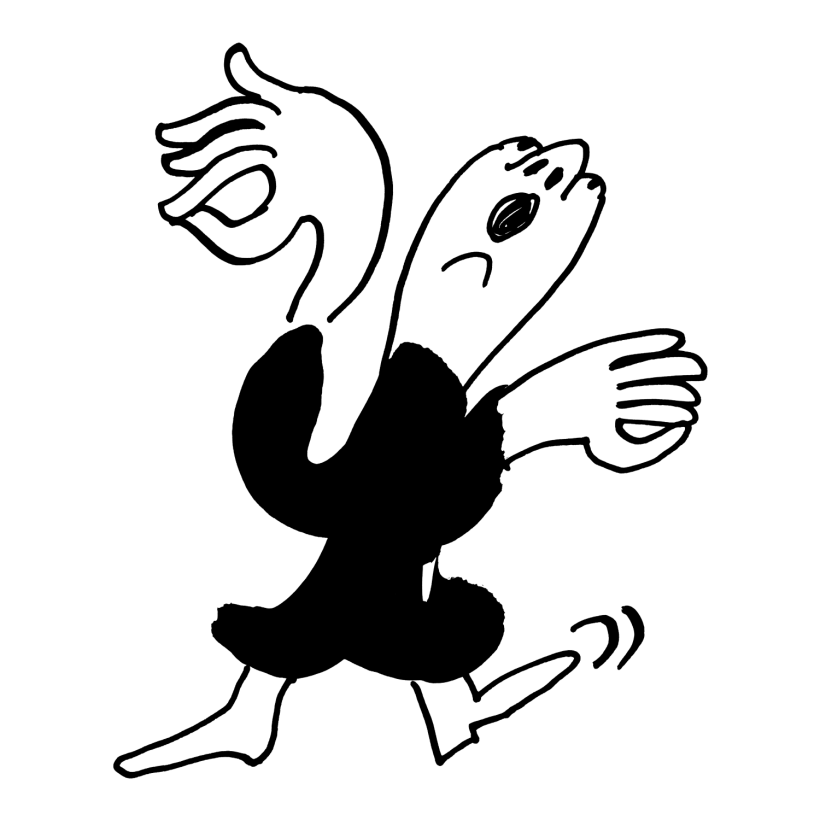 Choriste Ein*e Opernsänger*in mit weit geöffnetem Mund