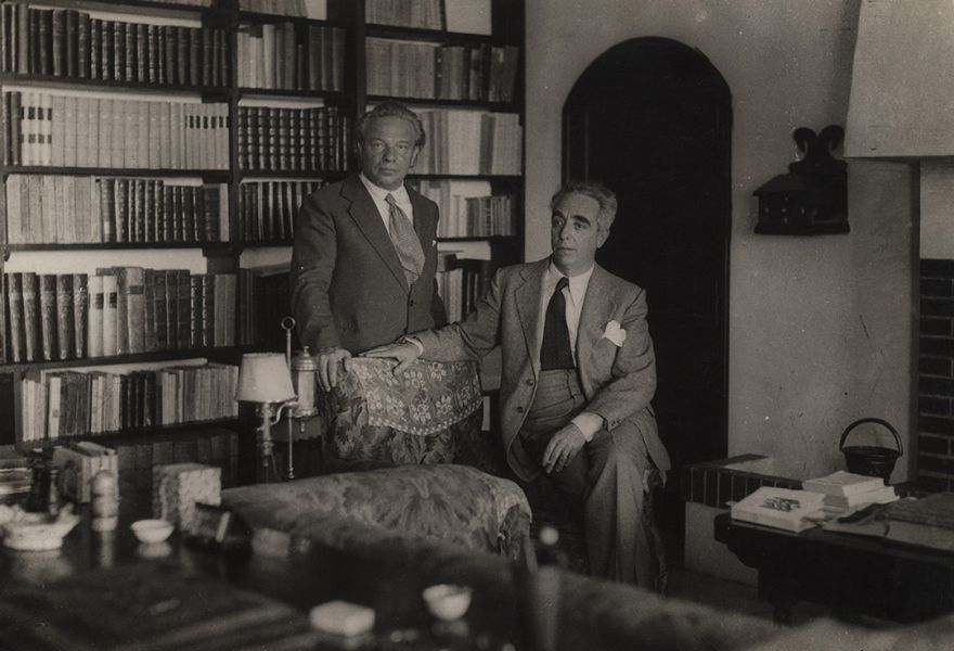 Respighi (l.) mit seinem Librettisten Claudio Guastalla 1932 in Rom. Die beiden verband eine langjährige Freundschaft © Bridgeman Images