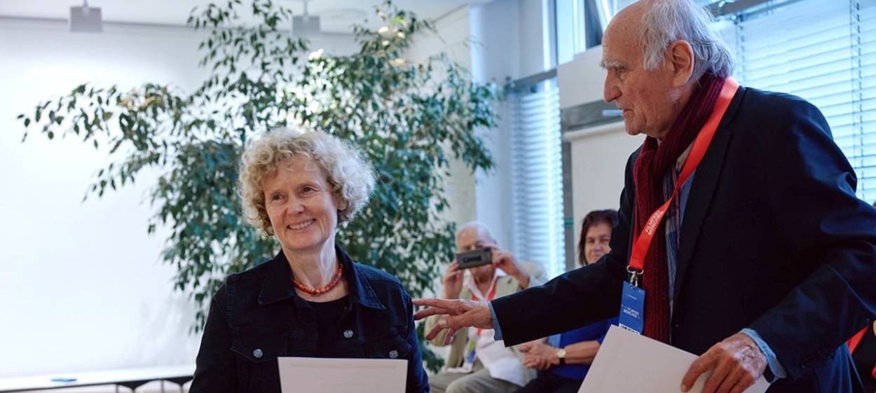 Doris Metz awarded with the ONE FUTURE PRIZE 2024  // © 2024 HFF    Doris Metz awarded with the ONE FUTURE PRIZE 2024