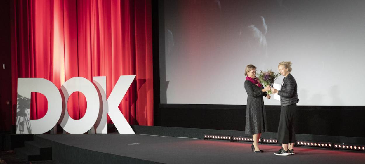 Saxon State Minister for Culture and Tourism Barbara Klepsch presented the Saxon Award for the Best Documentary Project by a Female Director 