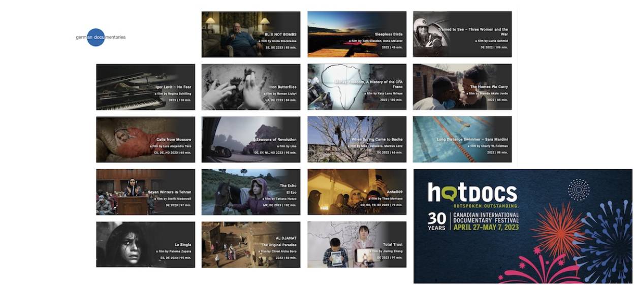 30 HOT DOCS featering 17 german documentaries