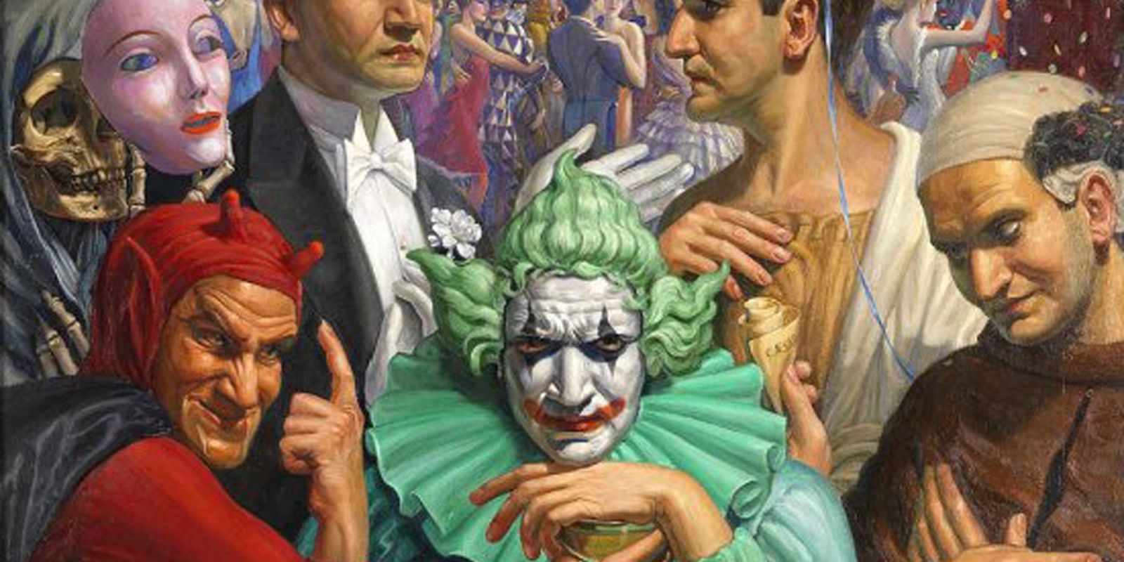 Teufel, Tanz und Tod: Cesare Sofianopulos „Masken“ von 1930 spiegelt wie ANTIKRIST die verführerischen, apokalyptischen Laster der Menschheit