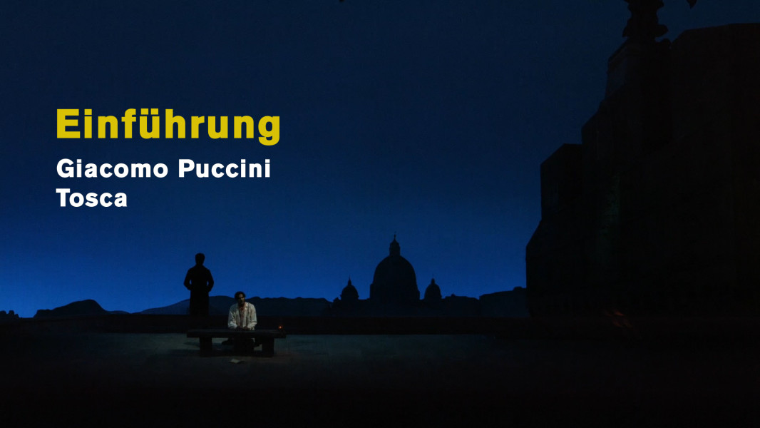 Mit der Video-Reihe „Einführungen“ präsentieren wir zu ausgewählten Repertoirewerken eine dramaturgische Erläuterung zu Werk, Komponist und Inszenierung. Dabei werden die Ausführungen der jeweiligen Dramaturg*innen mit szenischen Auszügen aus der Inszenierung bebildert. Dieses Video von 19 Minuten Länge zeigt szenische Ausschnitte zur Produktion TOSCA. Der Dramaturg Lars Gebhardt beantwortet in der Einführung Fragen nach: „Worum geht es in TOSCA?“ – „Ist TOSCA eine Oper des Verismo?“ – „Wie wurde TOSCA von der Folterkammermusik der Uraufführung zum großen Repertoirehit unserer Tage?“ – „Wer ist diese Floria Tosca?“ – „Was kann uns die über 50 Jahre alte Inszenierung von Boleslaw Barlog heute noch erzählen?“ Das Orchester der Deutschen Oper Berlin spielt unter der Leitung von Ivan Repusic. Massimo Giordano singt die Rolle des Cavaradossi, Sondra Radvanovsky die Partie der Tosca, Ivan Inverardi den Scarpia.