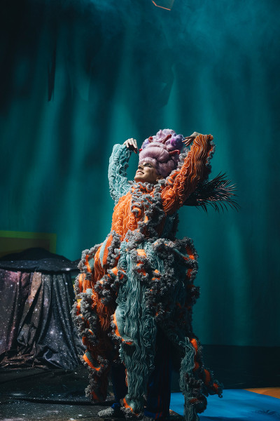 Tintenfischlady -   © Nancy Jesse  Eine Detailaufnahme der Tintenfischlady.