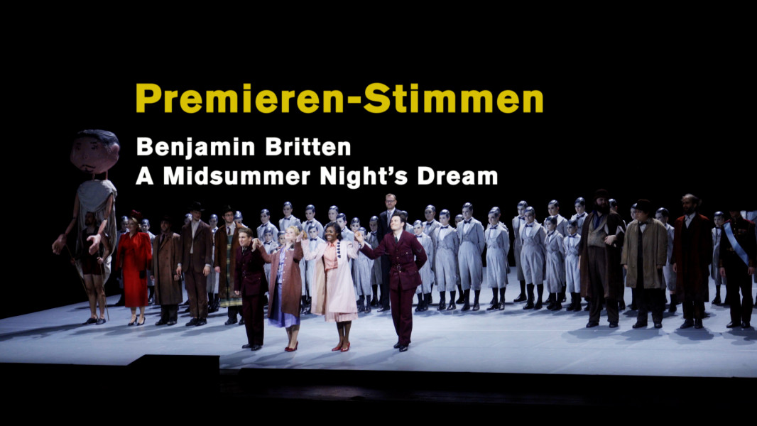 A Midsummer Night’s Dream: Publikumsstimmen zur Premiere - © Ruth Tromboukis Dieses Foto ist das Standbild zu einem Video mit Publikumsstimmen nach der Premiere: Die Darsteller*innen beim Schlussapplaus.