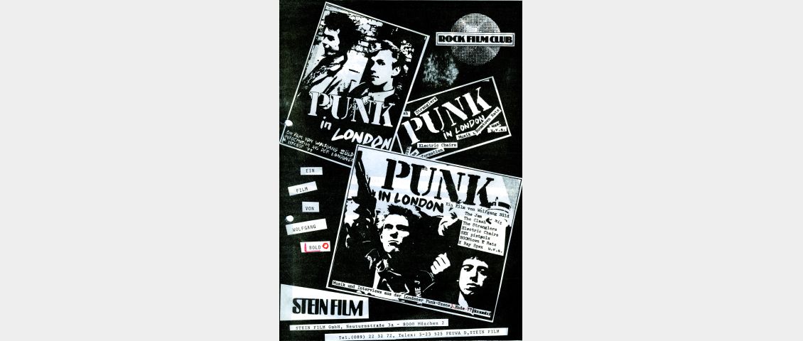 Verleihplakat von PUNK IN LONDON  // Stein Film
