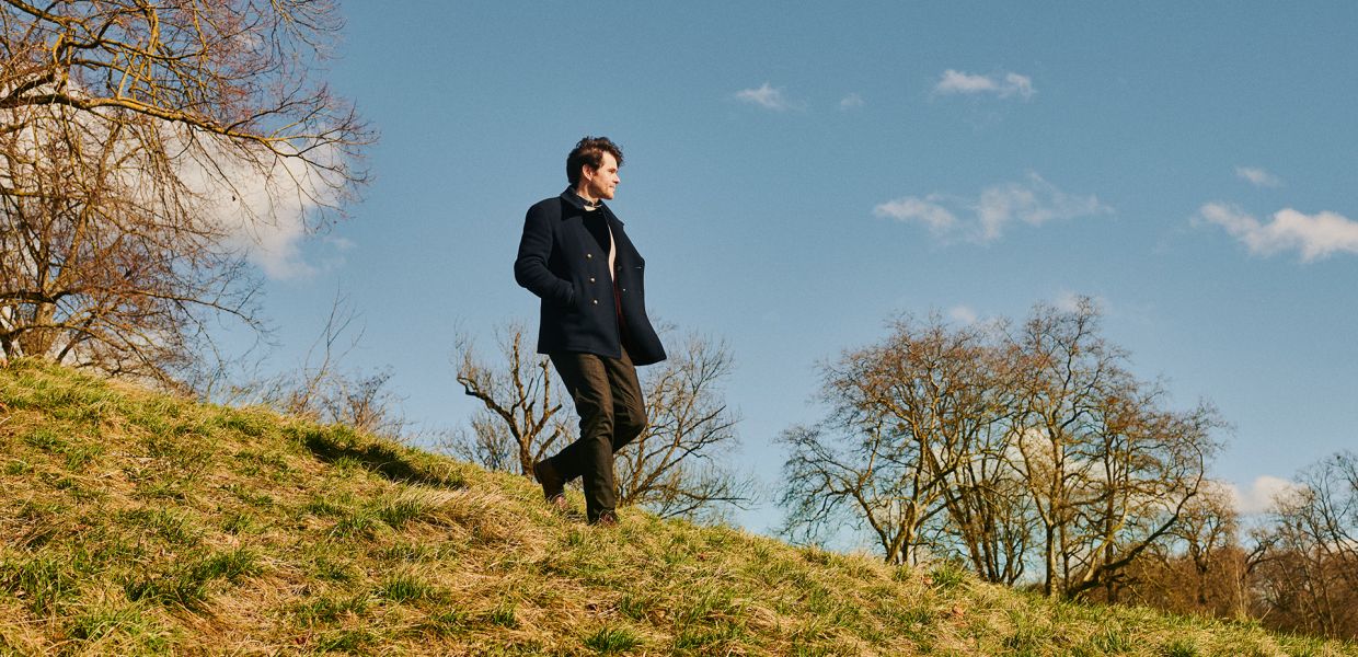 Daniel Carter beim Spaziergang im Berner Oberland © Florian Spring  Daniel Carter beim Spaziergang im Berner Oberland © Florian Spring