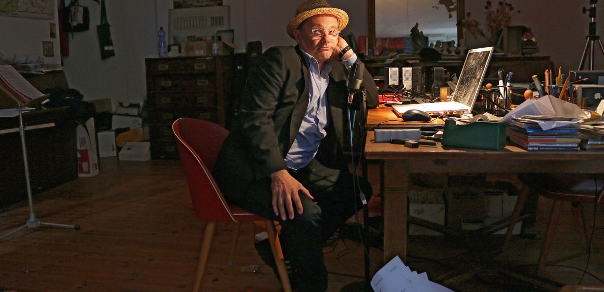 Thomas Pigor, hier in seinem Berliner Studio © Pigor, privat  Thomas Pigor, hier in seinem Berliner Studio © Pigor, privat