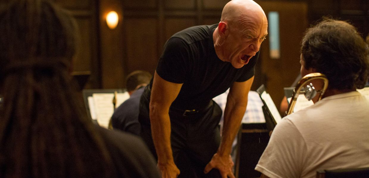 Und bist du nicht willig, so schrei ich dich zusammen: Szene aus »Whiplash«, dem Oscar-prämierten Film über den brutalen Lehrer an einem Konservatorium ©   Und bist du nicht willig, so schrei ich dich zusammen: Szene aus »Whiplash«, dem Oscar-prämierten Film über den brutalen Lehrer an einem Konservatorium ©