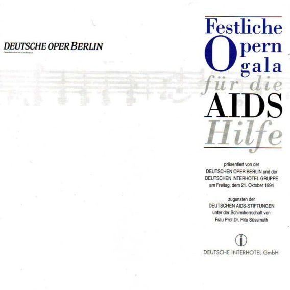 1. Festliche Operngala für die Deutsche AIDS-Stiftung