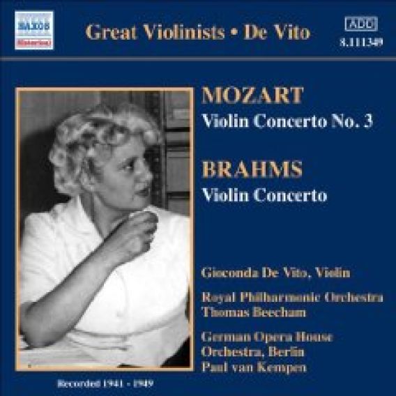 Great Violinists - Gioconda de Vito