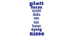 Plattform Plattform