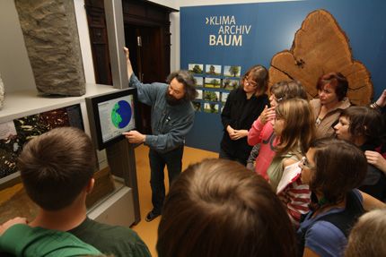 Modern präsentierte Ausstellungsinhalte