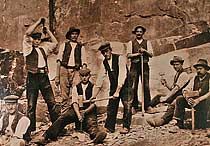 Steinarbeiter // © Schlesisch - Oberlausitzer Museumsverbund