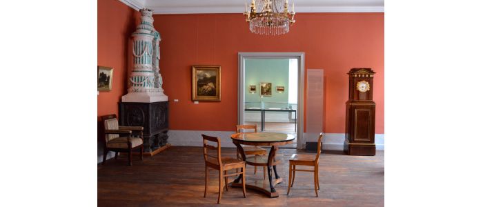 Kleiner Versammlungssaal der Oberlausitzischen Gesellschaft der Wissenschaften // © 2017 Görlitzer Sammlungen // Kerstin Gosewisch