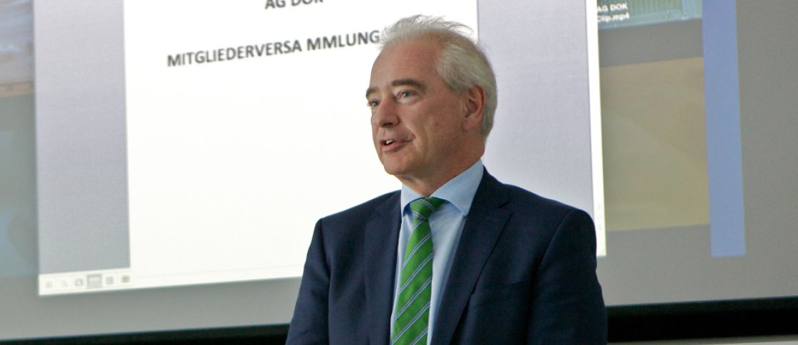Professor Kreile zu Gast bei der AG DOK-Mitgliederversammlung 2015  | Thomas Bresinski
