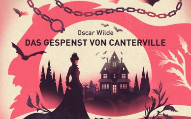 Auf dem Foto ist das Cover der CD. In stilisiertem Scherenschnitt steht eine junge Frau im Stil der Jahrhundertwende vor einem dunklen Herrenhaus in einem Wald. 