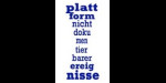 Plattform Plattform