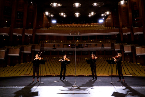 Violinquartett mit Arien aus DIE ZAUBERFLÖTE Violinquartett mit Arien aus DIE ZAUBERFLÖTE
