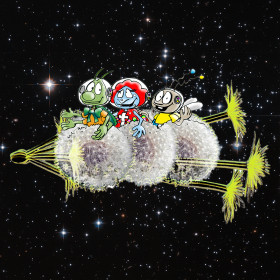 Fritz Fliege fliegt ins Weltall -