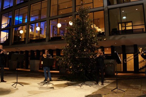 Blechbläserquartett zum Aktionstag am 30. November 2020