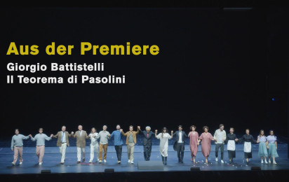 Aus der Premiere: Il Teorema di Pasolini