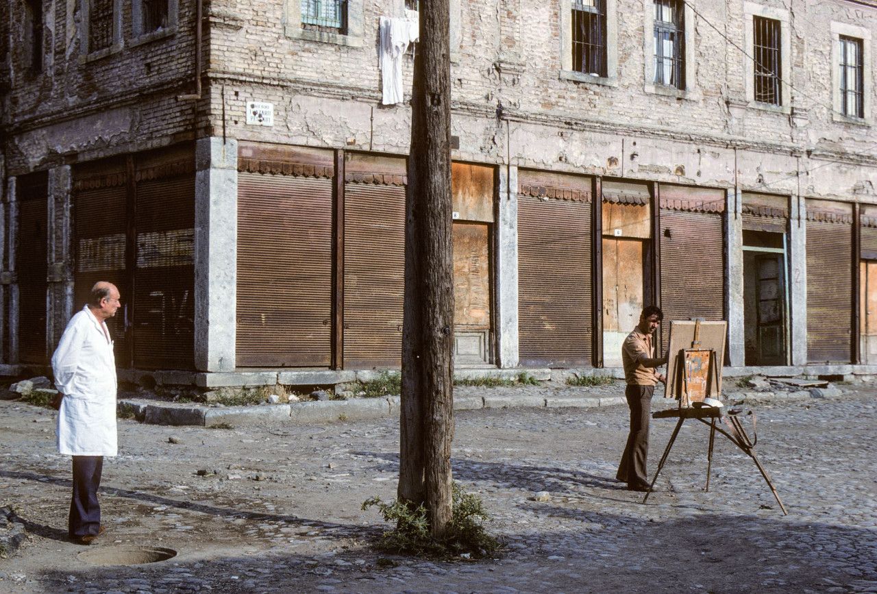 Albanien - Korça |  1989 © Hermann Dornhege // Hermann Dornhege Albanien - Korça