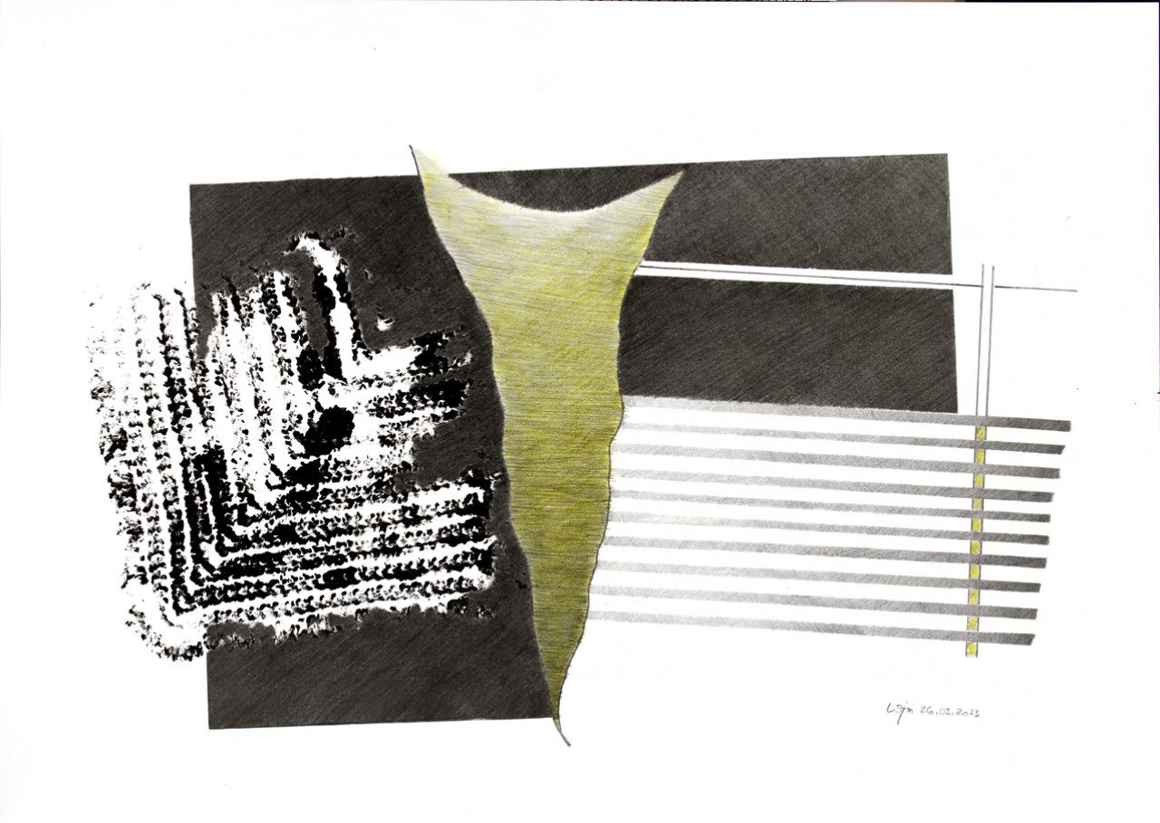 Verwebung G 05 |  2023 Lothar Janssen Verwebung G 05