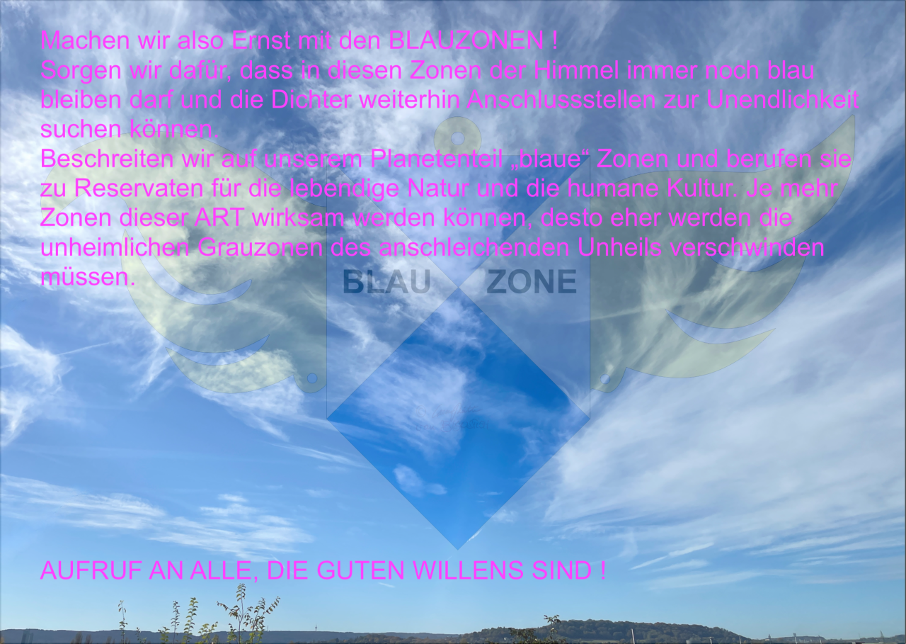 BLAUZONEN |  2024 / Karl Caesar Rütten | Karl Caesar Rütten BLAUZONEN