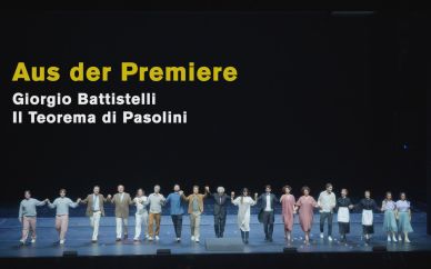 Aus der Premiere: Il Teorema di Pasolini, wieder ab 16. Nov. 2023